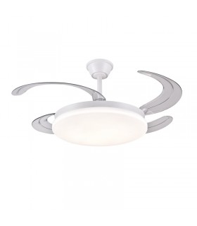 Ventilador de Techo CHLOE-XL Blanco APP DC 72W 7200Lm 4 Aspas CCT