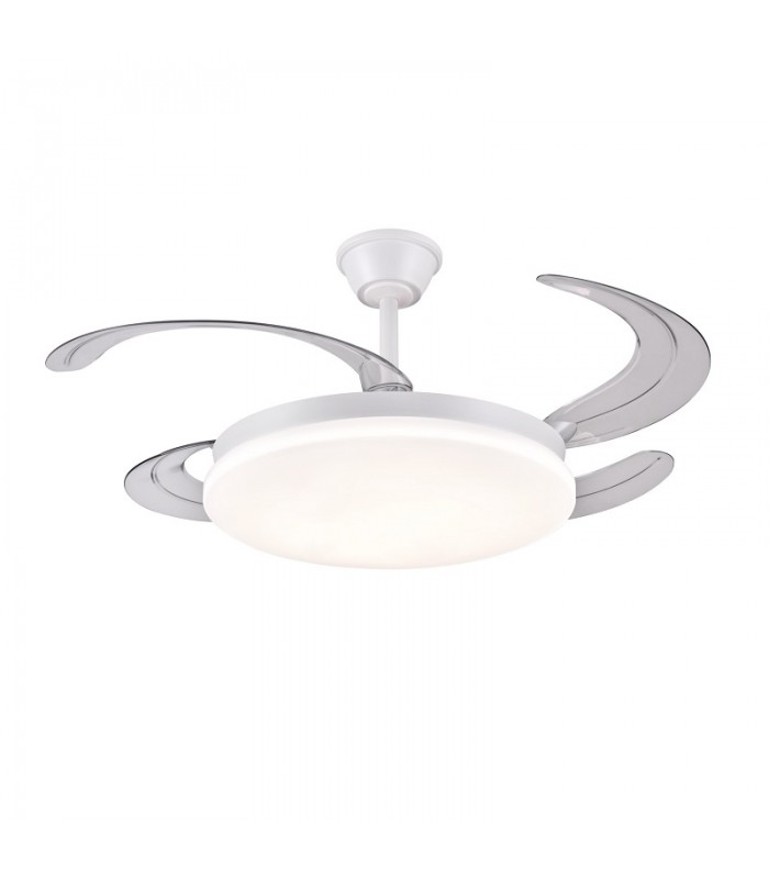 Ventilador de Techo CHLOE-XL Blanco APP DC 72W 7200Lm 4 Aspas CCT