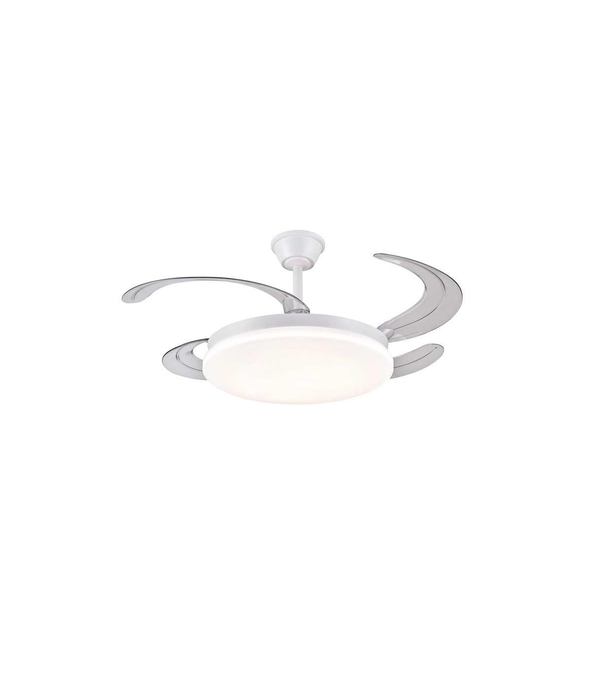 Ventilador de Techo CHLOE-XL Blanco APP DC 72W 7200Lm 4 Aspas CCT