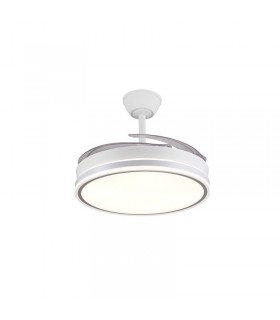 Ventilador de Techo STELLA-L Blanco APP DC 72W 7200Lm 4 Aspas CCT