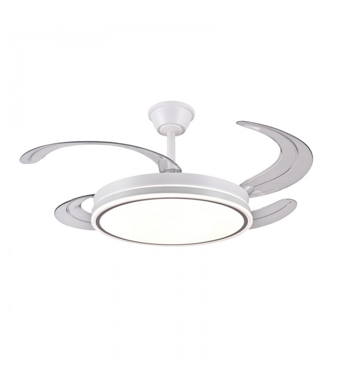 Ventilador de Techo STELLA-L Blanco APP DC 72W 7200Lm 4 Aspas CCT