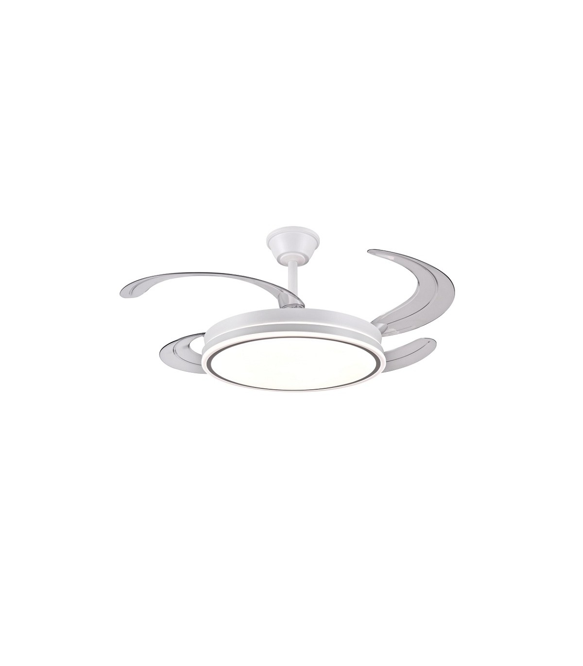 Ventilador de Techo STELLA-L Blanco APP DC 72W 7200Lm 4 Aspas CCT