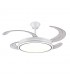 Ventilador de Techo STELLA-XL Blanco APP DC 72W 7200Lm 4 Aspas CCT