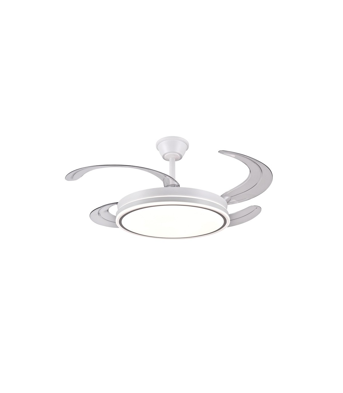 Ventilador de Techo STELLA-XL Blanco APP DC 72W 7200Lm 4 Aspas CCT