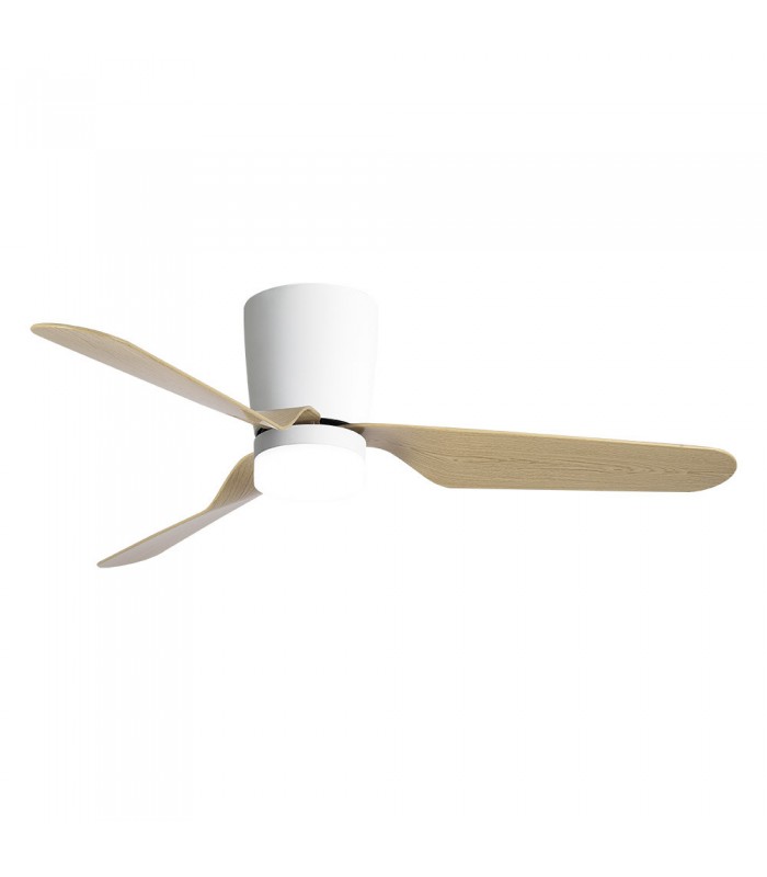 Ventilador de Techo KOCHI Blanco DC 18W 2350Lm 3 Aspas Haya CCT