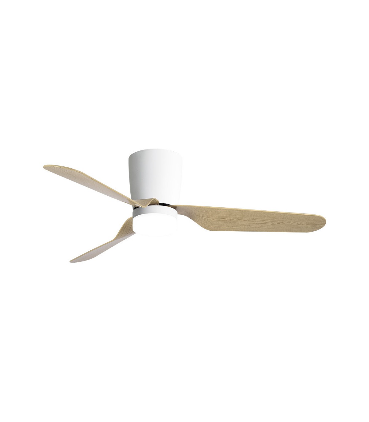 Ventilador de Techo KOCHI Blanco DC 18W 2350Lm 3 Aspas Haya CCT