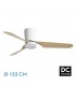 Ventilador de Techo KOCHI Blanco DC 18W 2350Lm 3 Aspas Haya CCT