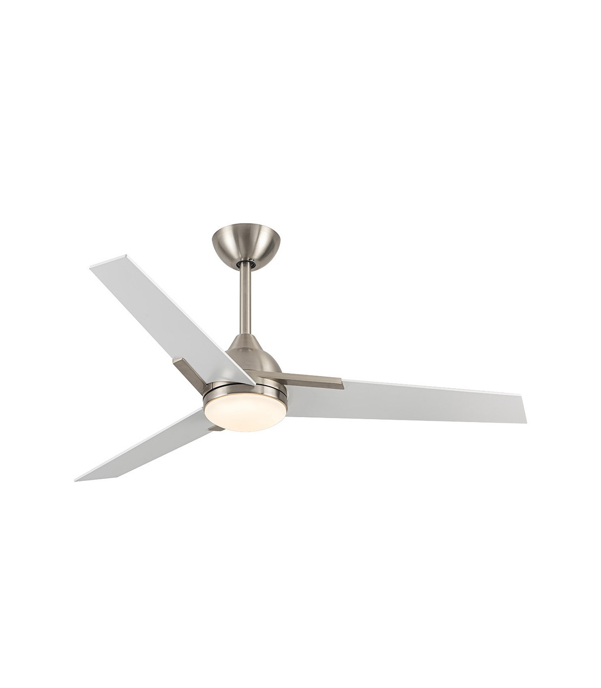 Ventilador de Techo ARGESTES DC Níquel 22W 2180Lm 3 Aspas Blanco CCT