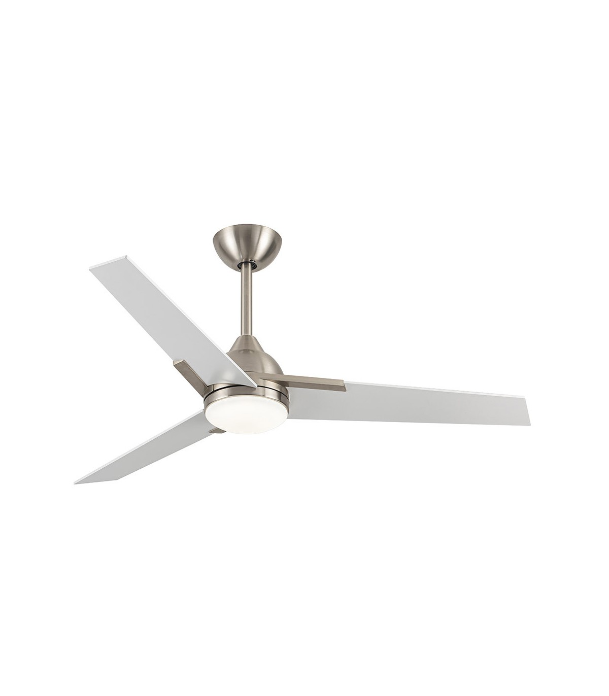 Ventilador de Techo ARGESTES DC Níquel 22W 2180Lm 3 Aspas Blanco CCT