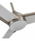 Ventilador de Techo ARGESTES DC Níquel 22W 2180Lm 3 Aspas Blanco CCT