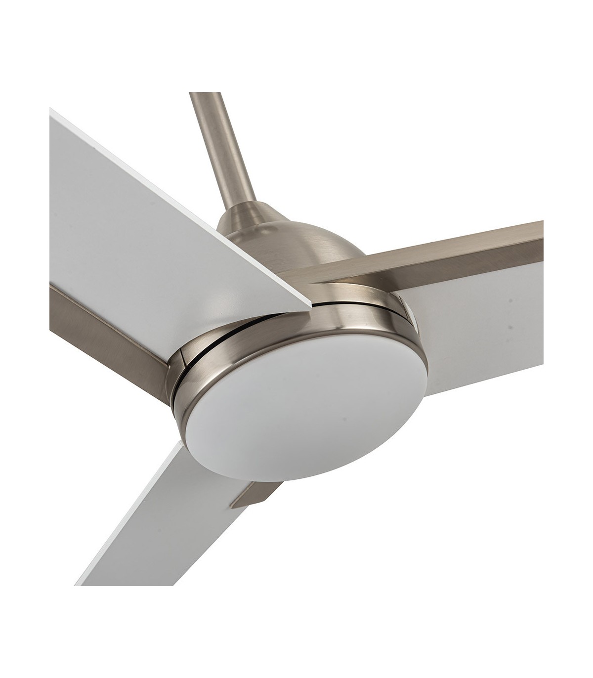 Ventilador de Techo ARGESTES DC Níquel 22W 2180Lm 3 Aspas Blanco CCT