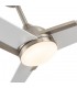 Ventilador de Techo ARGESTES DC Níquel 22W 2180Lm 3 Aspas Blanco CCT