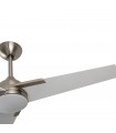Ventilador de Techo ARGESTES DC Níquel 22W 2180Lm 3 Aspas Blanco CCT