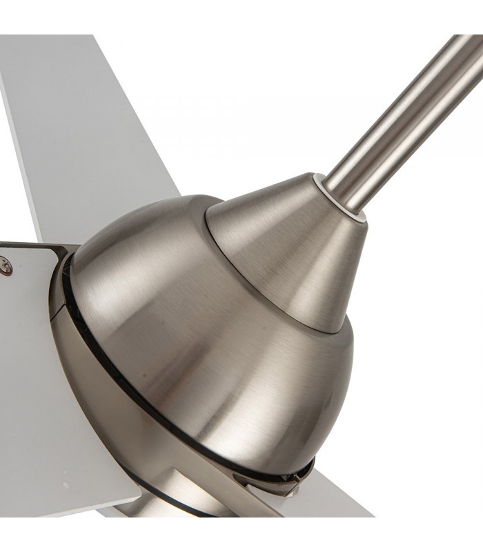 Ventilador de Techo ARGESTES DC Níquel 22W 2180Lm 3 Aspas Blanco CCT