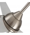 Ventilador de Techo ARGESTES DC Níquel 22W 2180Lm 3 Aspas Blanco CCT