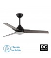 Ventilador de Techo ARGESTES DC Negro 22W 2180Lm 3 Aspas Gris CCT