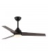 Ventilador de Techo ARGESTES DC Negro 22W 2180Lm 3 Aspas Gris CCT