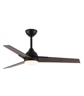 Ventilador de Techo ARGESTES DC Negro 22W 2180Lm 3 Aspas Gris CCT