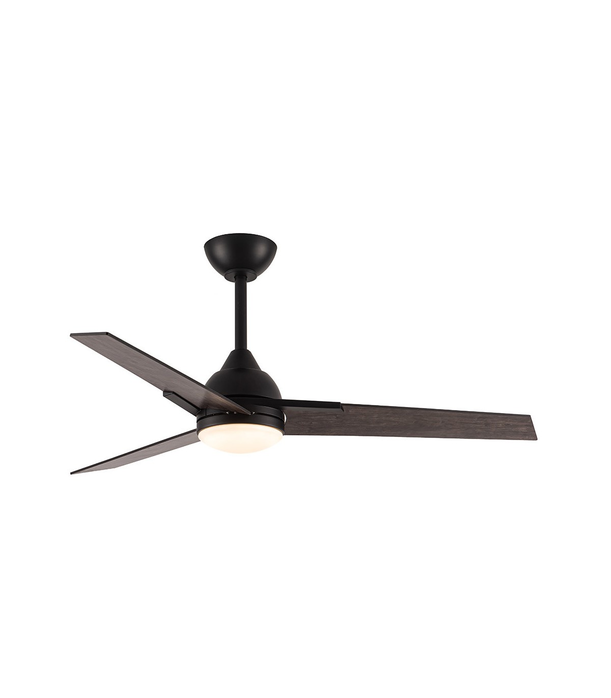 Ventilador de Techo ARGESTES DC Negro 22W 2180Lm 3 Aspas Gris CCT