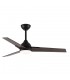 Ventilador de Techo ARGESTES DC Negro 22W 2180Lm 3 Aspas Gris CCT