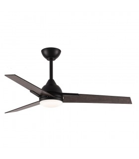 Ventilador de Techo ARGESTES DC Negro 22W 2180Lm 3 Aspas Gris CCT