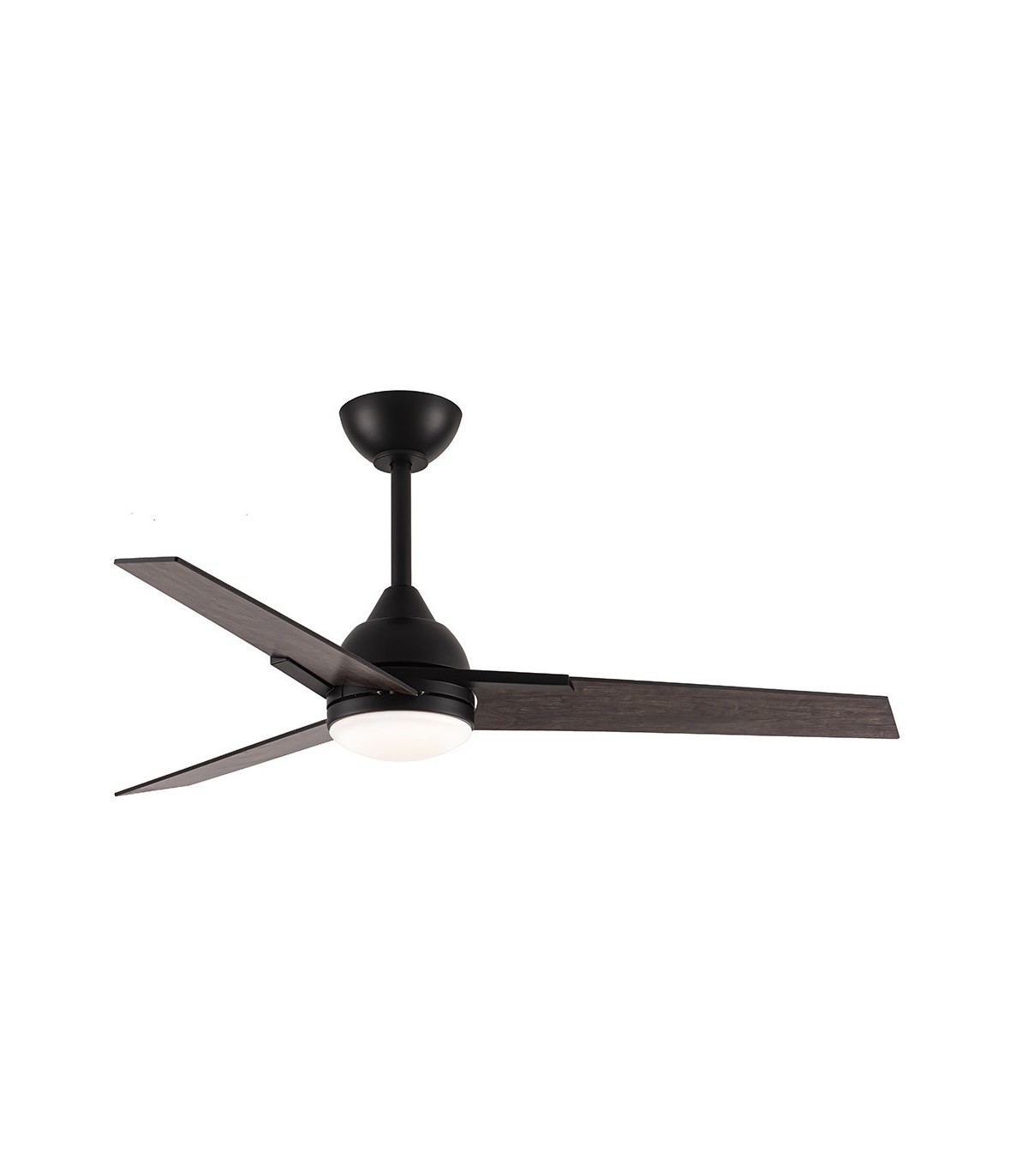 Ventilador de Techo ARGESTES DC Negro 22W 2180Lm 3 Aspas Gris CCT