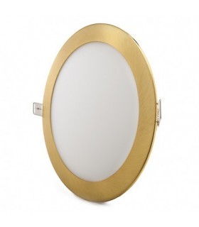 Downlight LED 20W 1.600Lm 120º IP20 Redondo Cuero
