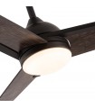 Ventilador de Techo ARGESTES DC Negro 22W 2180Lm 3 Aspas Gris CCT