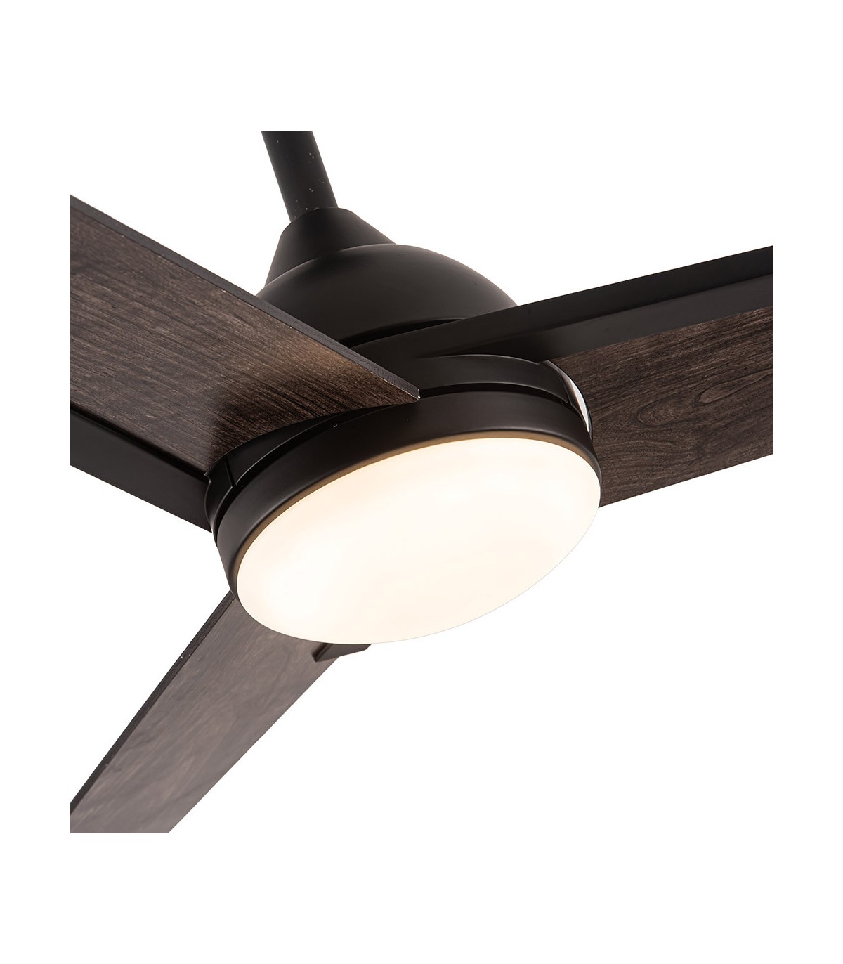 Ventilador de Techo ARGESTES DC Negro 22W 2180Lm 3 Aspas Gris CCT