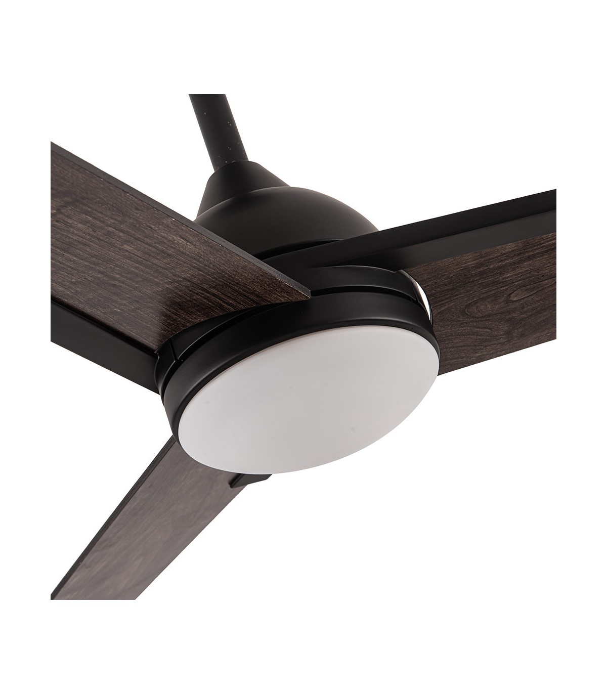 Ventilador de Techo ARGESTES DC Negro 22W 2180Lm 3 Aspas Gris CCT
