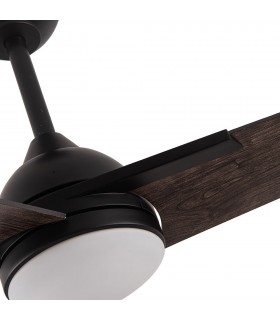 Ventilador de Techo ARGESTES DC Negro 22W 2180Lm 3 Aspas Gris CCT