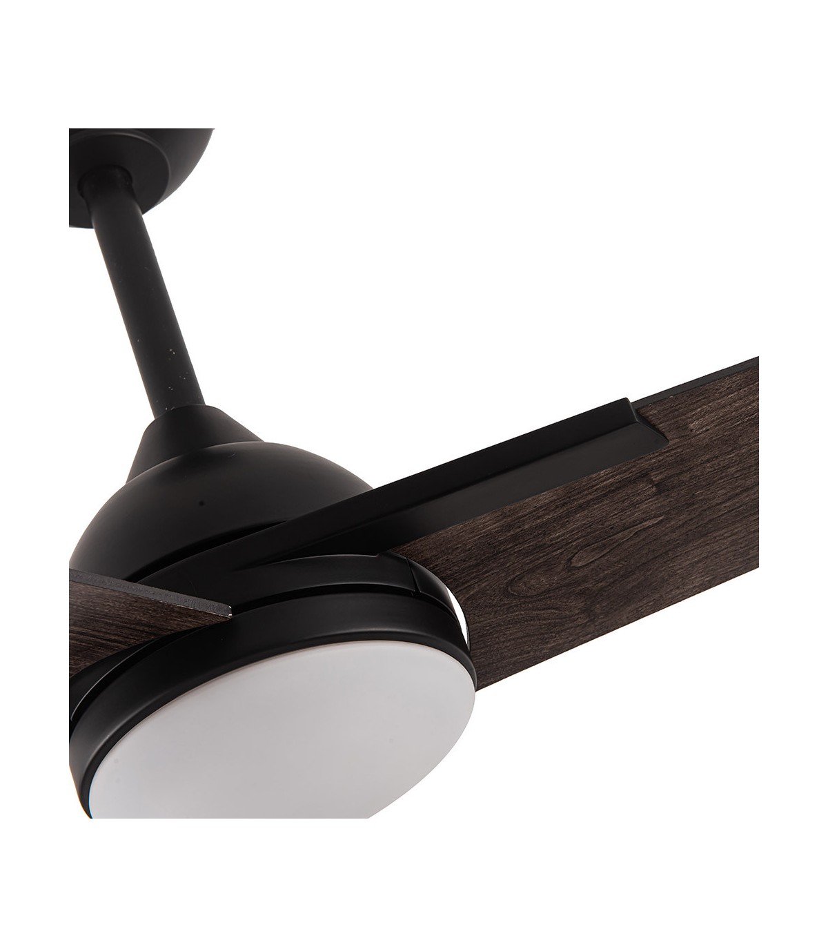 Ventilador de Techo ARGESTES DC Negro 22W 2180Lm 3 Aspas Gris CCT