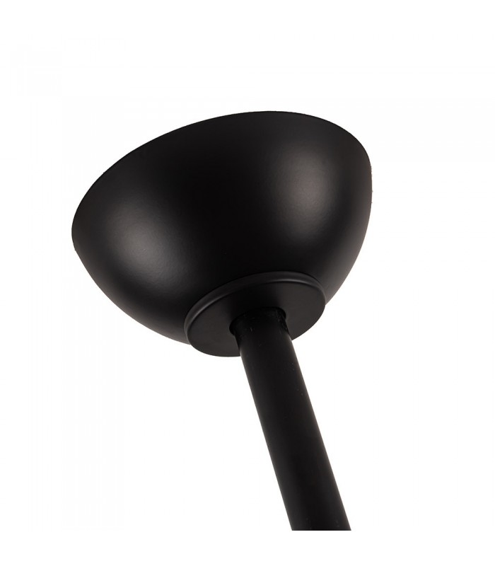 Ventilador de Techo ARGESTES DC Negro 22W 2180Lm 3 Aspas Gris CCT
