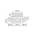 Aplique Solar SITALA 3 Proyectores 5.92W 650Lm IP44 Negro