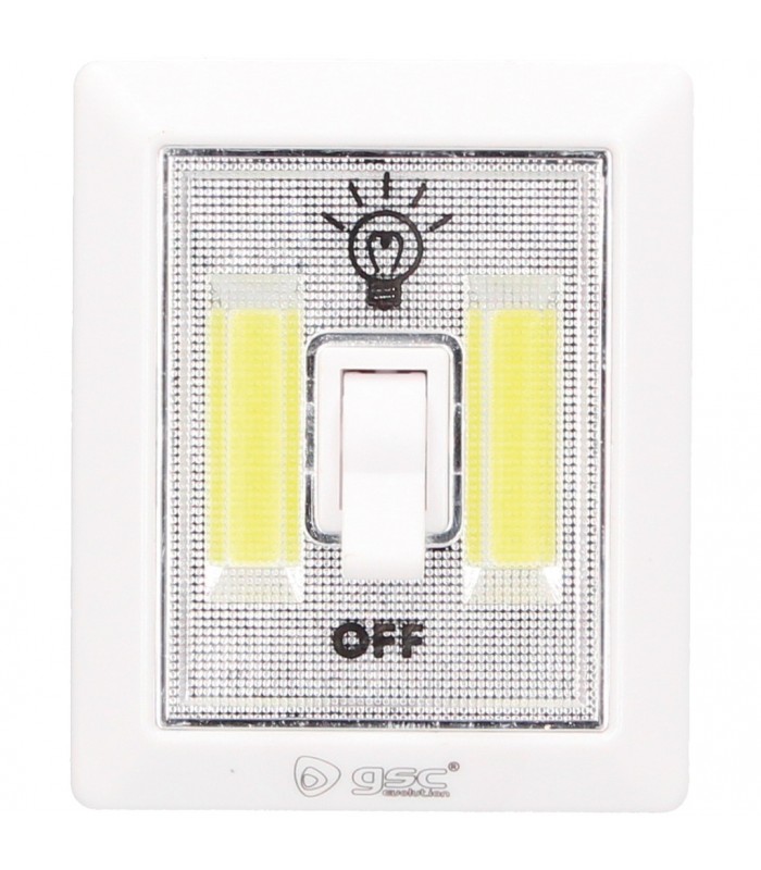 Luz Armario 1W 90Lm Con Interruptor 3 Pilas LR03 (AAA)