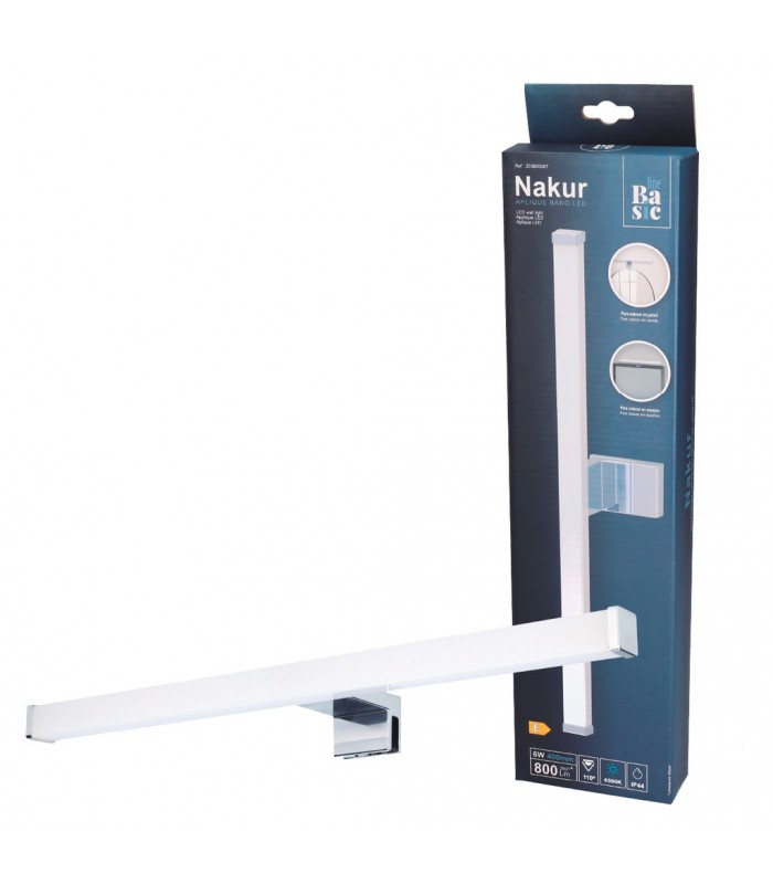 Aplique Led Baño NAKUR 6W 570Lm IP44 40cm