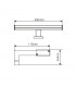 Aplique Led Baño LAKSA 8W 640Lm IP44 40cm