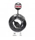 Prolongador Schuko (3x1.5mm) 2P+TT Negro 10 metros