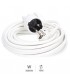 Prolongador Schuko (3x1.5mm) 2P+TT Blanco 10 metros