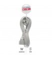Prolongador Schuko (3x1.5mm) 2P+TT Blanco 4 metros