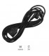 Prolongador Schuko (3x1.5mm) 2P+TT Negro 3 metros