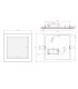 Downlight LED 20W 1.600Lm 120º IP20 Cuadrado Cuero