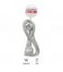 Prolongador Schuko (3x1.5mm) 2P+TT Blanco 2 metros
