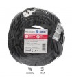 Prolongador Schuko (3x1.5mm) 2P+TT Negro 15 metros