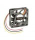 Ventilador 12Vcc 60X60X15mm Cojinete 3 Hilos