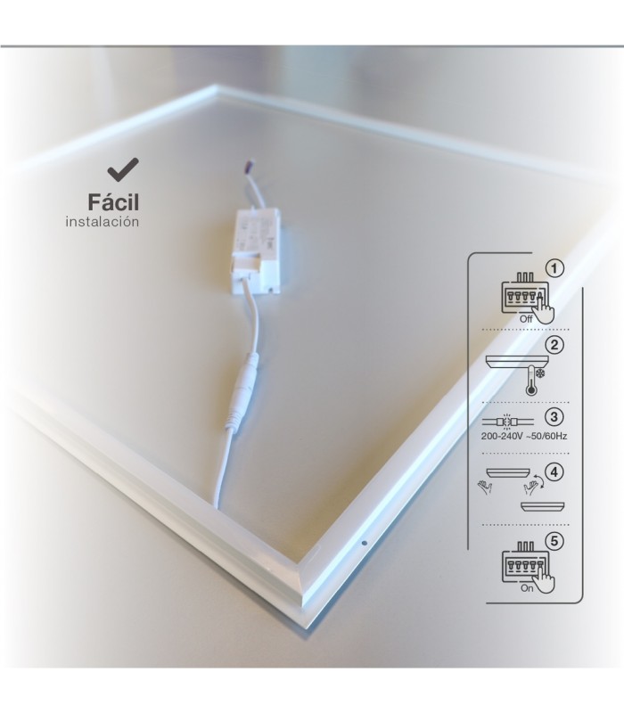 Marco Led GSC 40W 4000Lm 60x60cm IP20