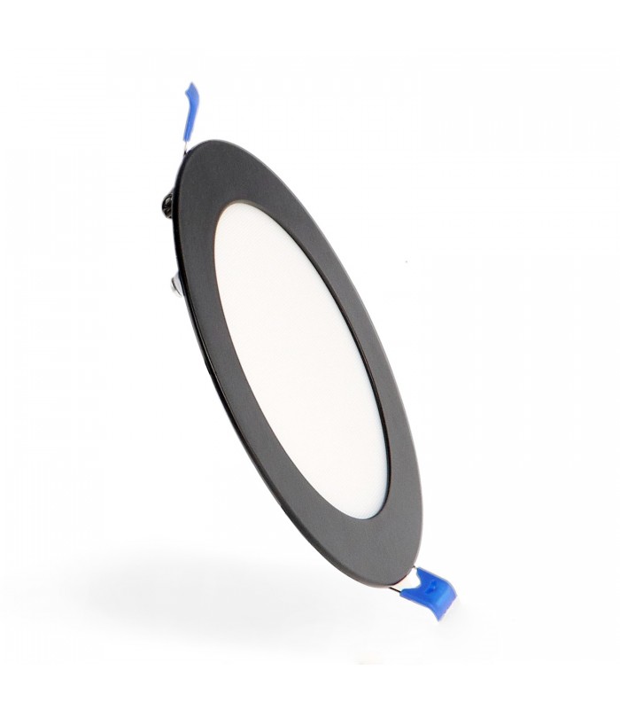 Downlight Led 9W 900Lm IP20 Redondo Negro CCT