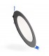 Downlight Led 12W 1200Lm IP20 Redondo Negro CCT