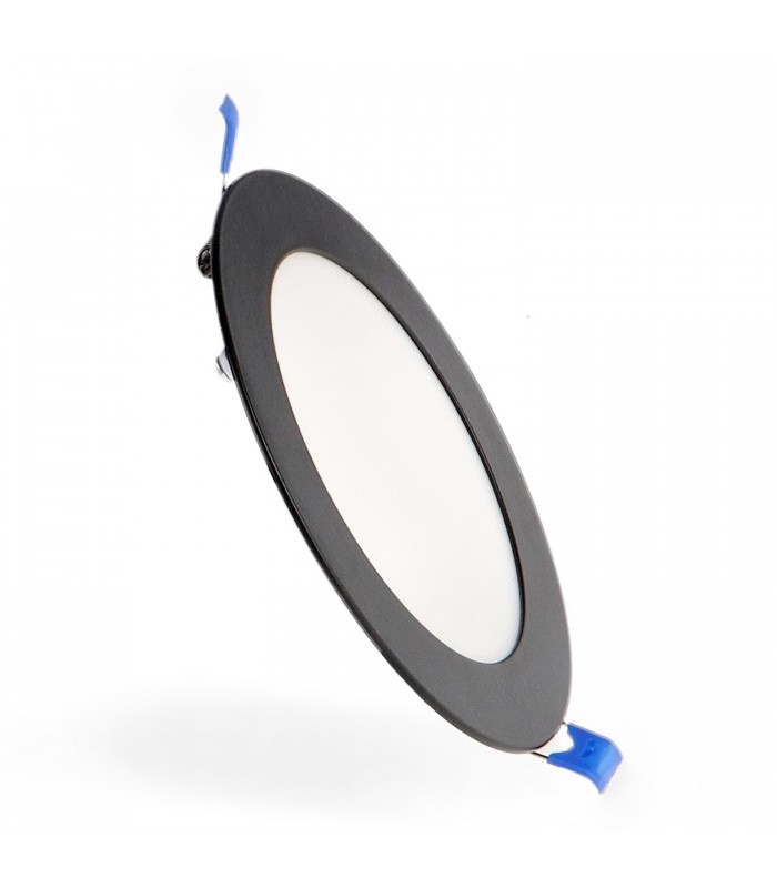 Downlight Led 12W 1200Lm IP20 Redondo Negro CCT