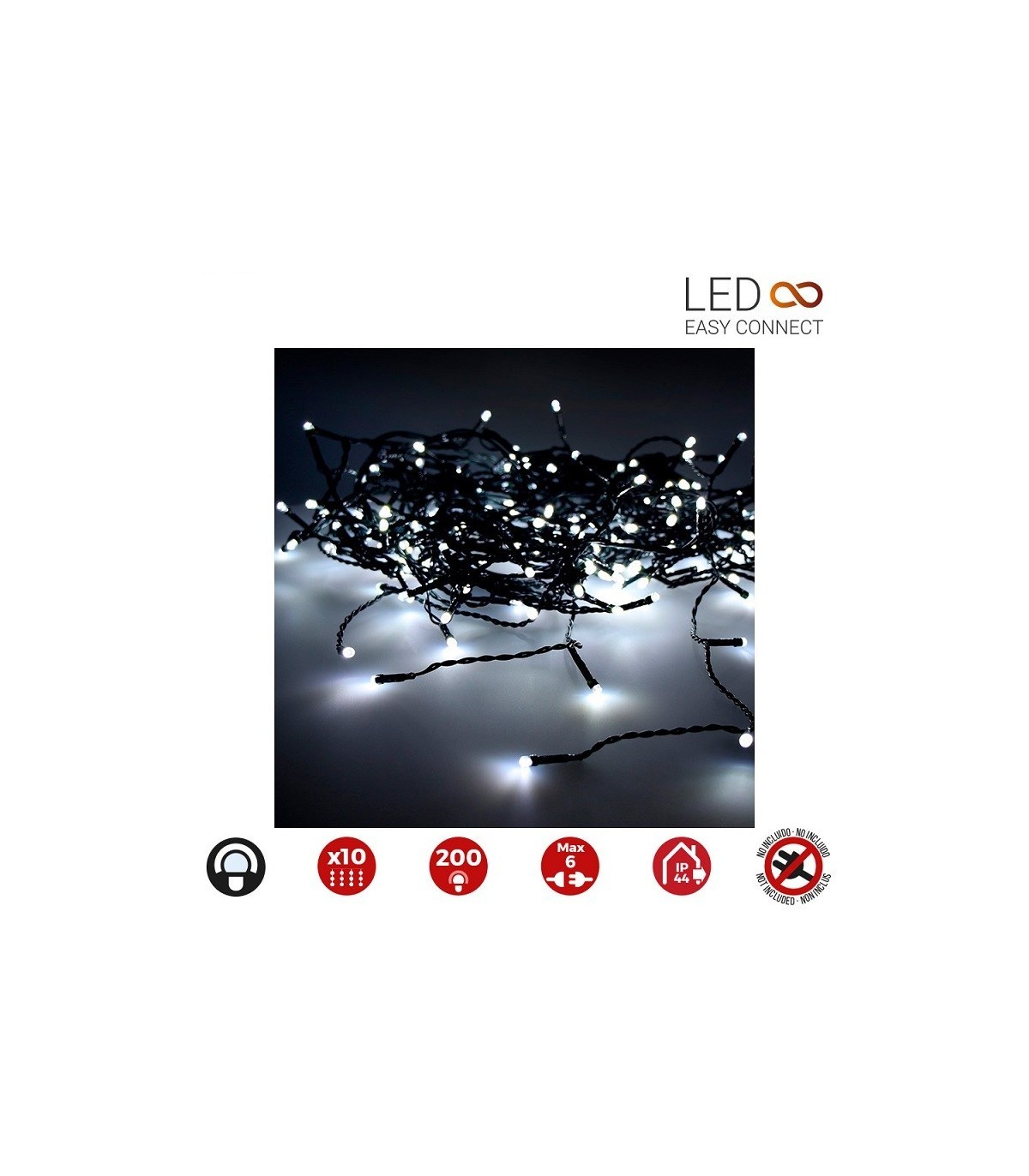 Cortina LED EASY-CONECT 3.2W 2x2m IP44